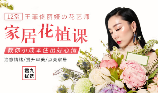 12堂家居花艺绿植课，教你小成本住出好心情